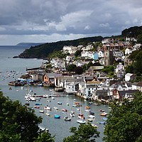 Buy canvas prints of Fowey and River Fowey Estuary Cornwall by James Brunker