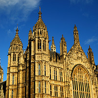 Buy canvas prints of Towers of Palace of Westminster London by James Brunker