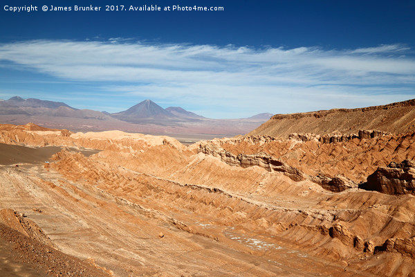 Atacama Desert near San Pedro de Atacama Chile Picture Board by James Brunker