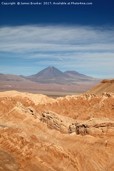 Death Valley in the Atacama Desert Chile Picture Board by James Brunker