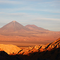 Buy canvas prints of Late Afternoon Light in the Atacama Desert Chile by James Brunker