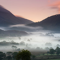 Buy canvas prints of Mist in the Valley by Gareth Mon Jones