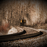 Buy canvas prints of Repairing the Tracks by Carl Brownell
