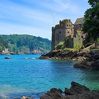 Buy canvas prints of Dartmouth Castle by Nymm Gratton