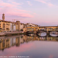 Buy canvas prints of Ponte Vecchio Firenze by Ranko Dokmanovic
