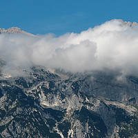 Buy canvas prints of  Mountain in the clouds by Ranko Dokmanovic