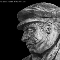 Buy canvas prints of Miner Sculpture by Neil Holman