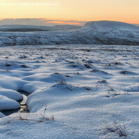 Buy canvas prints of Sunrise over Fan Gyhirych, Brecon Beacons by Neil Holman