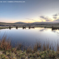 Buy canvas prints of Pool above Ystradfellte at first light. by Neil Holman