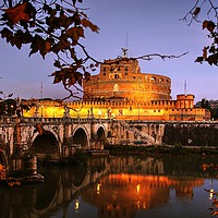 Buy canvas prints of Castel Sant'Angelo, Rome by Neil Holman