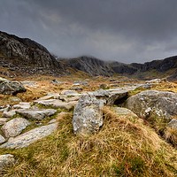 Buy canvas prints of Path to Cwm Idwal, Snowdonia by Neil Holman