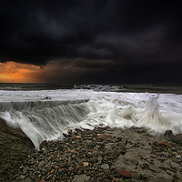Buy canvas prints of Approaching Storm at Ogmore by Sea by Neil Holman