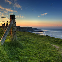 Buy canvas prints of Sunrise on the Glamorgan Heritage Coastal Path by Neil Holman