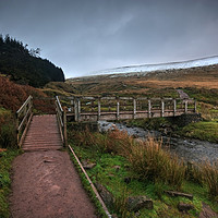 Buy canvas prints of Bridge to the Brecon Beacons by Neil Holman