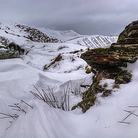 Buy canvas prints of Snow covered Brecon Beacons by Neil Holman
