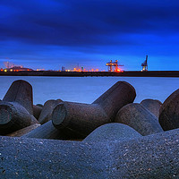Buy canvas prints of Port Talbot Steelworks by Neil Holman