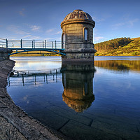 Buy canvas prints of The Pump House, Upper Lliw Valley Reservoir by Neil Holman