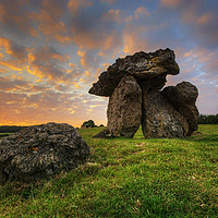 Buy canvas prints of  St Lythans Burial Chamber by Neil Holman