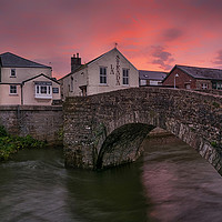 Buy canvas prints of The Old Stone Bridge, Bridgend by Neil Holman