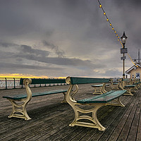 Buy canvas prints of Penarth Pier, Sunrise by Neil Holman