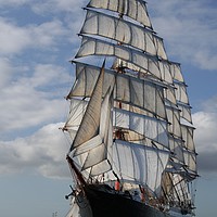 Buy canvas prints of Russian Tall Ship STS Sedov Falmouth Race 2008 by Elvia Worrall