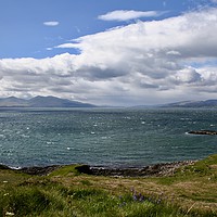 Buy canvas prints of View of Firth of Lorne, Scotland by Elvia Worrall