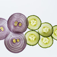 Buy canvas prints of Sliced Ingredients by Simon Annable