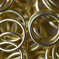 Buy canvas prints of Gold Rings by Simon Annable