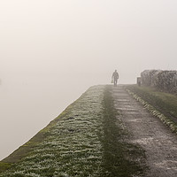 Buy canvas prints of Man In The Mist by Simon Annable