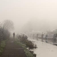 Buy canvas prints of Lone Runner by Simon Annable
