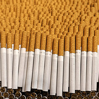 Buy canvas prints of Lines Of Cigarettes by Simon Annable