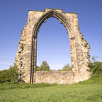 Buy canvas prints of Dale Abbey Arch by Simon Annable