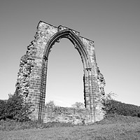 Buy canvas prints of Dale Abbey Arch by Simon Annable