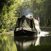 Buy canvas prints of down by the canal side by Caroline Burton
