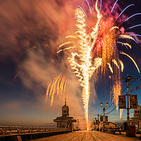 Buy canvas prints of Firework Championships Blackpool by Caroline James
