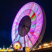 Buy canvas prints of Ferris wheel Blackpool Central Pier by Caroline James