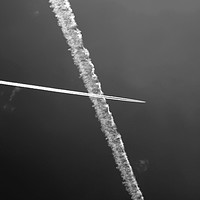 Buy canvas prints of Vapour trails  by steve ball