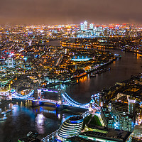 Buy canvas prints of Views from The Shard by Owen Gee