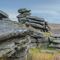 Buy canvas prints of Moorland Tor by Iain Fielding