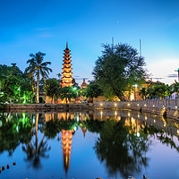 Buy canvas prints of Tran Quoc Pagoda by Dong Bui