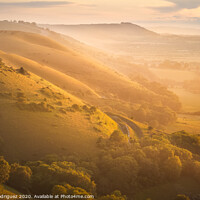 Buy canvas prints of Devil's Dyke Sunset by Pablo Rodriguez
