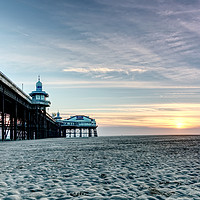 Buy canvas prints of North Pier Sunset by Carl Blackburn