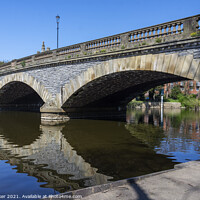 Buy canvas prints of Waterman Bridge, Evesham by Joy Walker