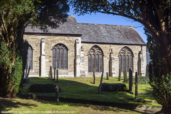 St Petroc's church, Padstow, Cornwall, UK Picture Board by Joy Walker