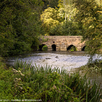 Buy canvas prints of The ancient bridge at Lower Heyford by Joy Walker