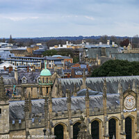 Buy canvas prints of A view of All Souls University, Oxford, England, UK by Joy Walker