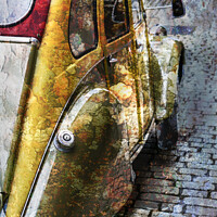Buy canvas prints of The Citreon 2CV car by Joy Walker