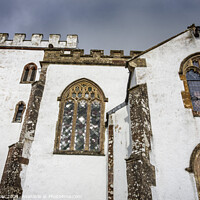 Buy canvas prints of A view of All Saints Church Selworthy, Devon, England, UK by Joy Walker