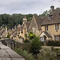 Buy canvas prints of Castle Combe village which is in Wiltshire by Joy Walker