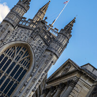 Buy canvas prints of The amazing architecture of Bath Abbey by Joy Walker